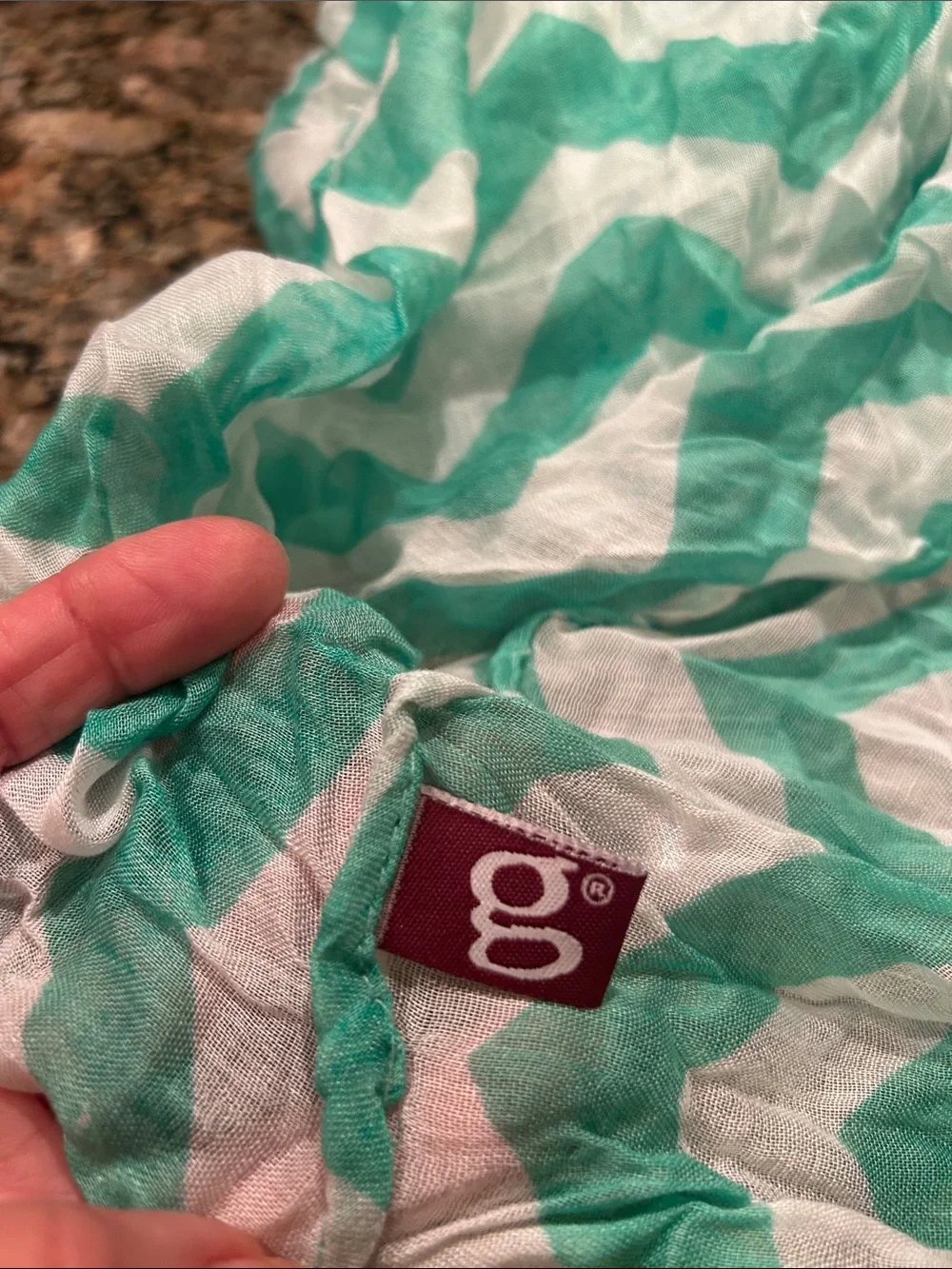 G Infinity Scarf NWOT